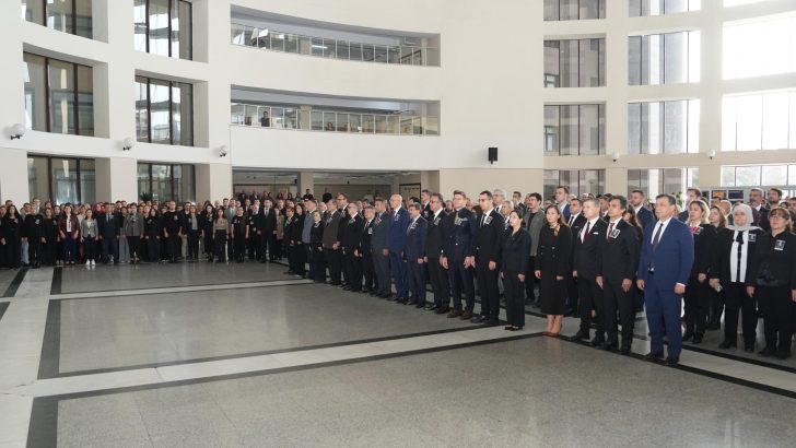 Bakırköy Adliyesi’nde 10 Kasım töreni düzenlendi