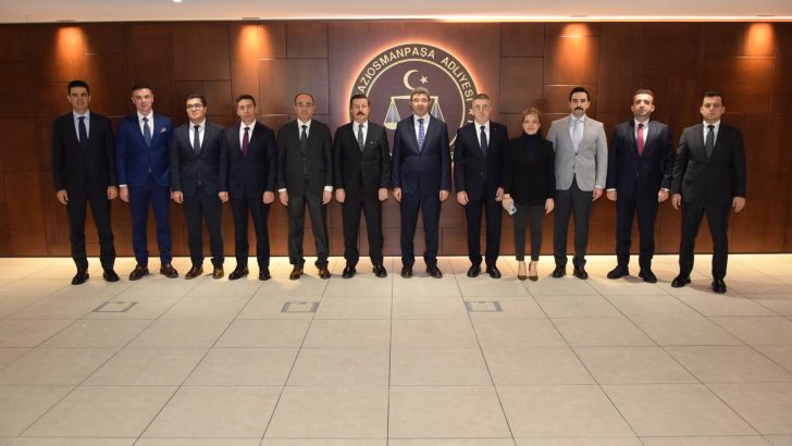 HSK başkan vekili Aydoğdu’dan Gaziosmanpaşa adalet sarayına ziyaret