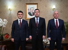 Başsavcı Dönmez ve Komisyon Başkanı Kocademir’den Bakan Yardımcısı Can Tuncay’a ziyaret