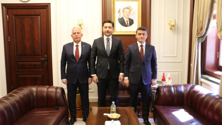 Başsavcısı Dönmez ve Komisyon Başkanı Kocademir‘den Bakan Yardımcısı Ceyhan’a ziyaret