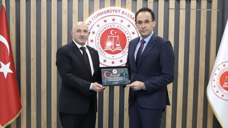 Emniyet müdürü Yüksek’ten Başsavcı Çoban ve Adalet Komisyonu Başkanı Ay’a veda ziyareti