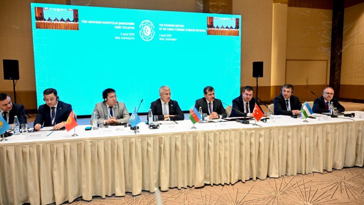 Bakan yardımcısı Tuncay Türk Devletleri Teşkilatı Türk Adli Bilim Ağı Kuruluş Toplantısına katıldı