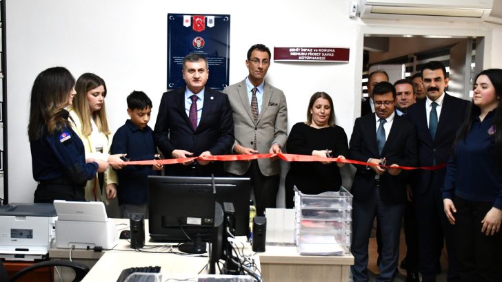 Şehit İnfaz koruma memuru Fikret Savaş’ın adı kütüphanede yaşayacak