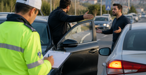 Trafik magandasına rekor ceza! Takip edip tehdit etti, ehliyetine el konuldu