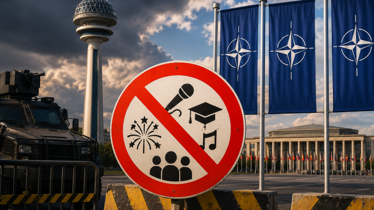 NATO Zirvesi öncesi Ankara’da olağanüstü tedbirler: Tüm etkinlikler durduruldu.