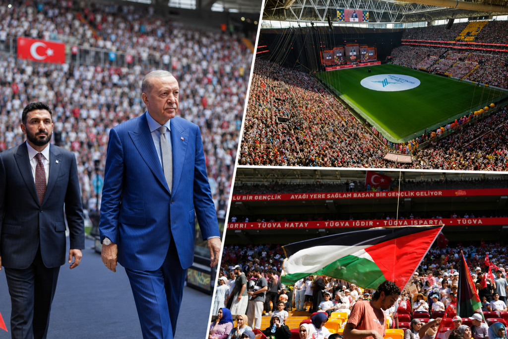 TÜGVA’nın dev finali dünya gündeminde: 70 bin genç tek yürek oldu
