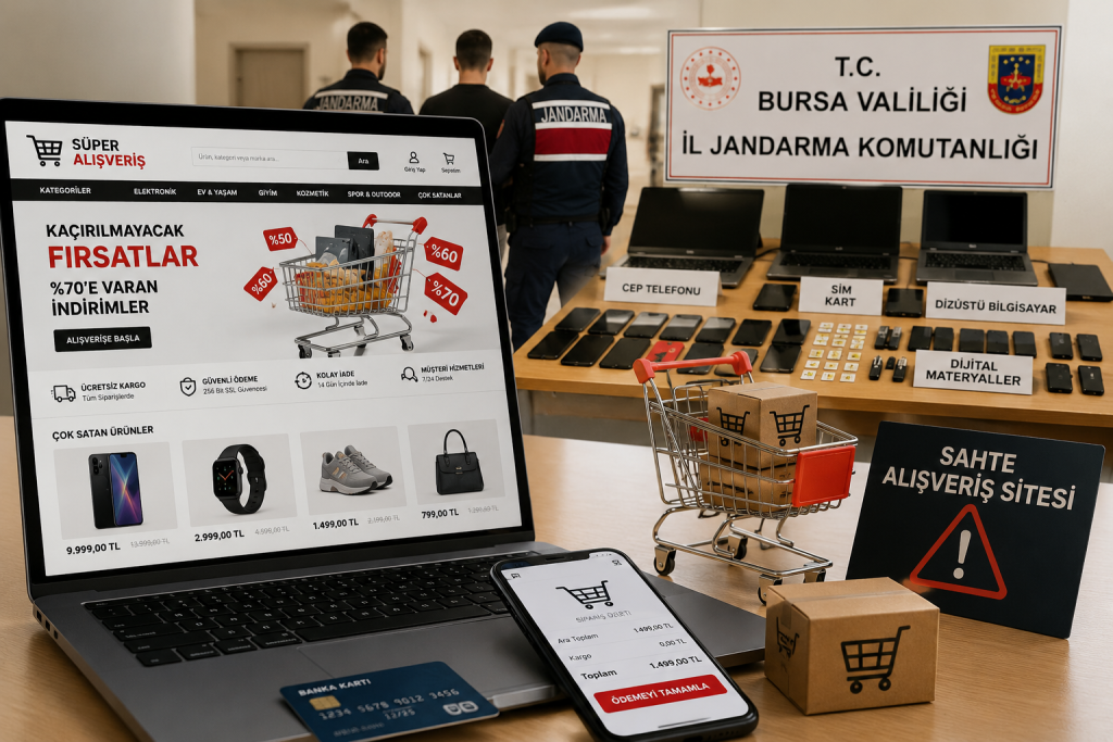 Sahte alışveriş sitesiyle 1 milyarlık vurgun iddiası: MASAK’ın radarındaki şebekeye 7 ilde operasyon