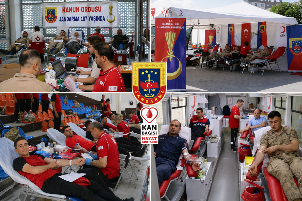 Jandarma’dan Türk Kızılayı’na 18 bin 853 ünite kan bağışı: 478 kök hücre bağışı da yapıldı