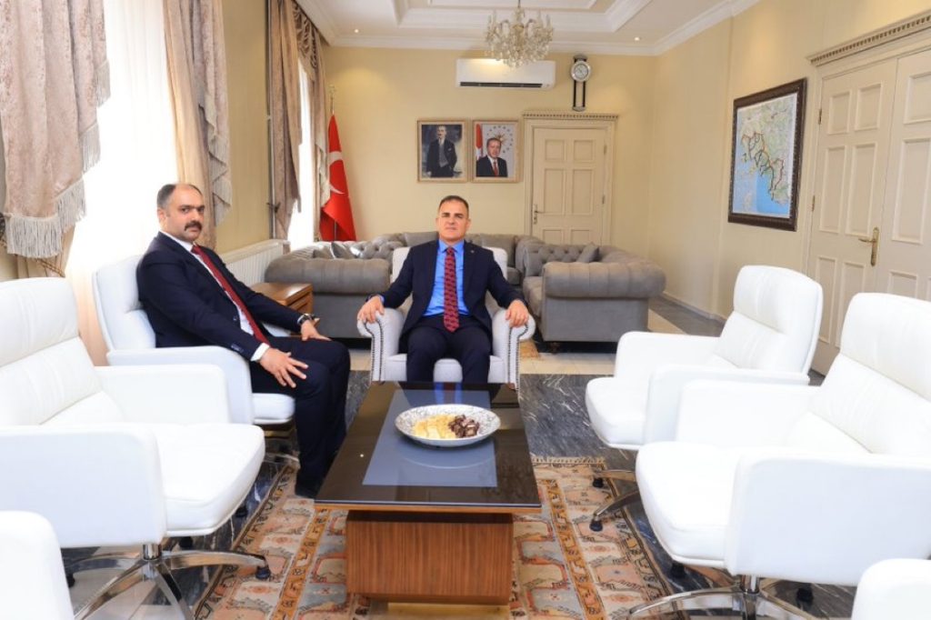 Muğla Cumhuriyet Başsavcısı Necati Kayaközü’nden Vali İdris Akbıyık’a nezaket  ziyareti