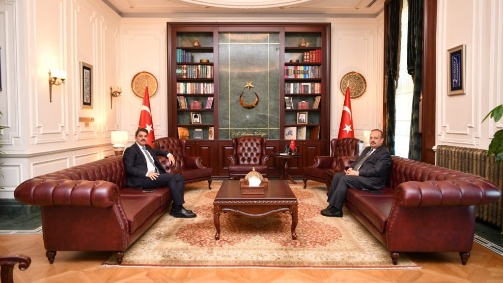 Ankara Valisi Yakup Canbolat, Adana Cumhuriyet Başsavcısı Altuğ Kürşat Şahin’i kabul etti