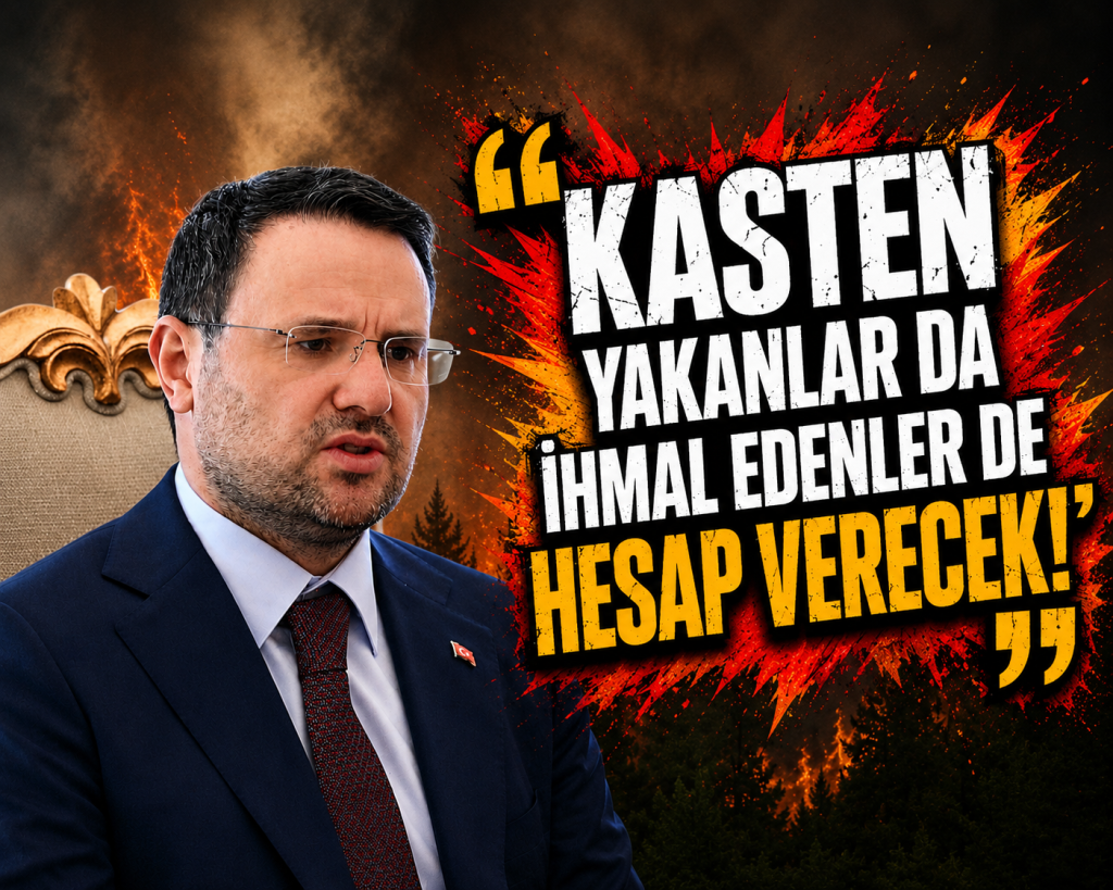 Adalet Bakanı Akın Gürlek 44 orman yangınının çıkış nedeni ve adli bilançosunu açukladı!