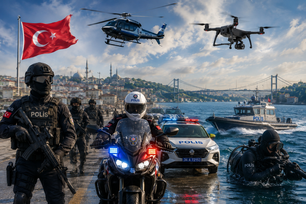 İstanbul Emniyeti’nden “Gök Vatan, Mavi Vatan ve şanlı topraklar” vurgulu dikkat çeken klip