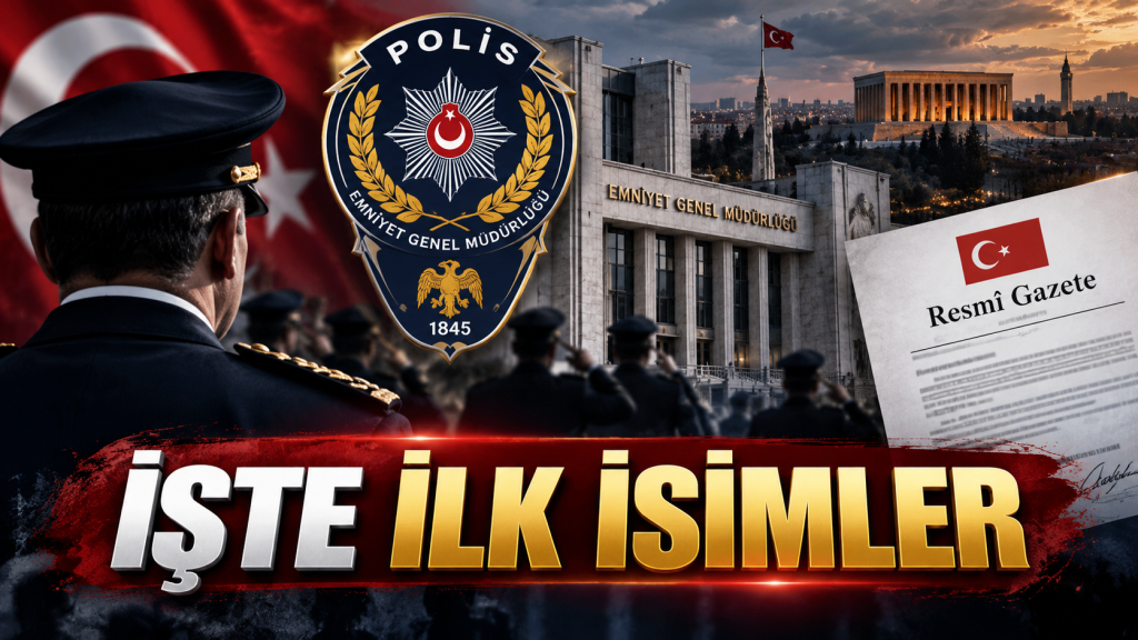 FLAŞ! FLAŞ! FLAŞ!  SON.TV emniyetteki ilk değişiklik bilgilerine ulaştı!