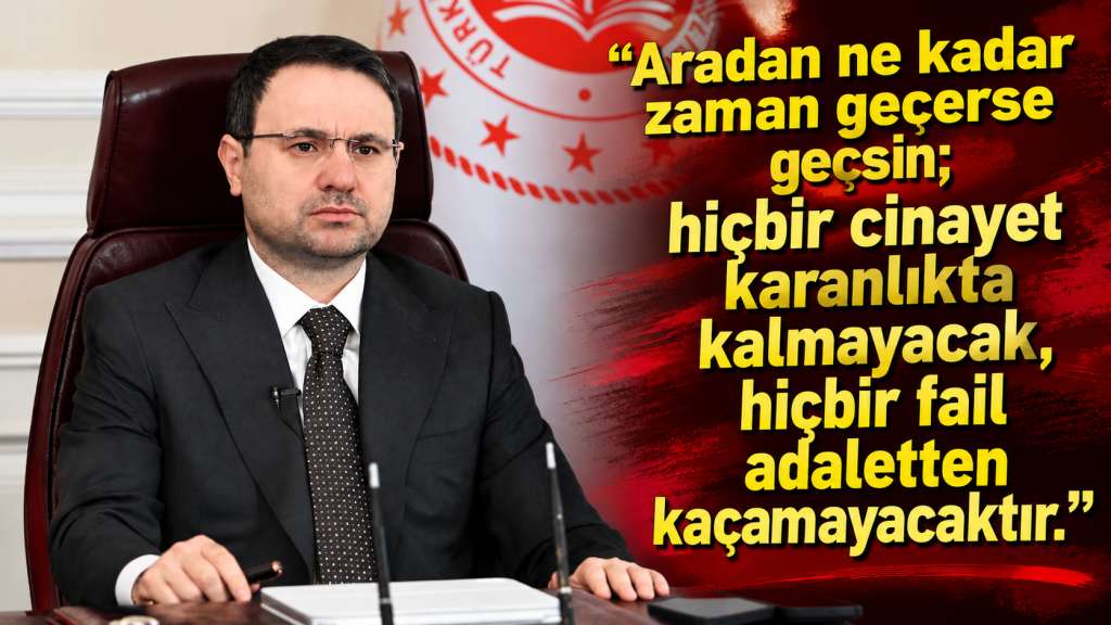 Bakan Akın Gürlek duyurdu: İki faili meçhul dosya daha aydınlatıldı! Bir şüpheli tutuklandı!