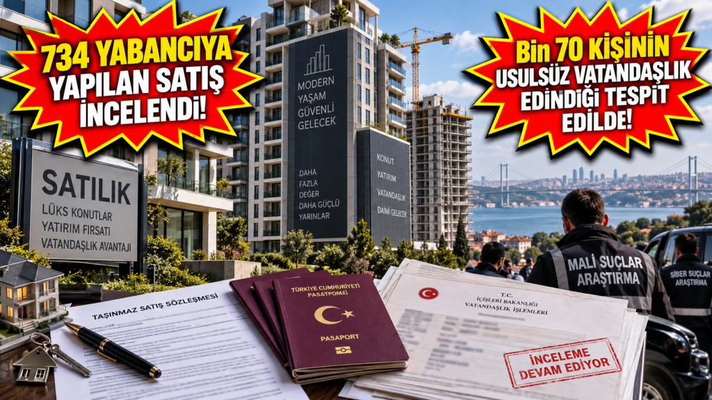 FLAŞ HABER! Usulsüz vatandaşlık soruşturmasında ikinci dalga: 72 gözaltı var! 30 şirkete kayyum atandı!