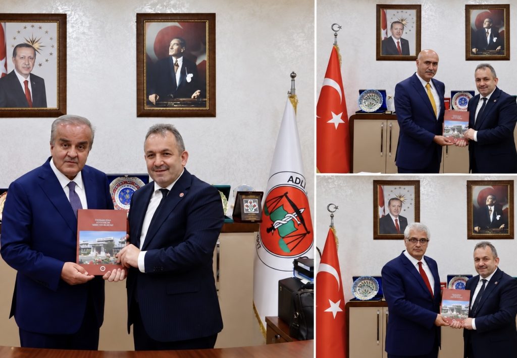 HSK üyeleri Aydemir ve Tiryaki ile Rektör Botanlıoğlu’ndan Adli Tıp Kurumu Başkanı Aslıyüksek’e ziyaret