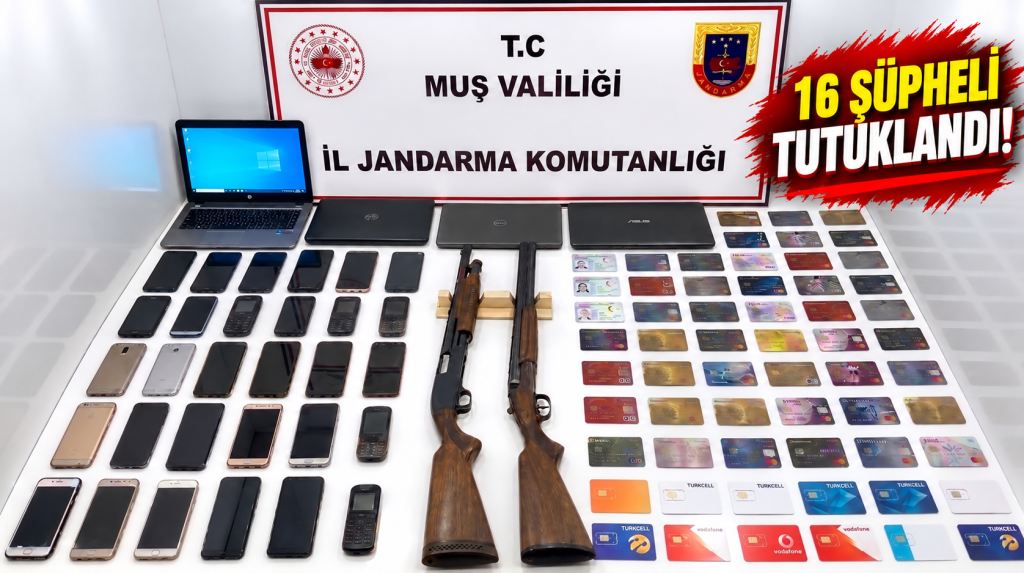 Muş Başsavcılığı koordinesinde jandarmadan yasa dışı bahse büyük darbe: 2 milyar TL’lik para trafiği çıktı!