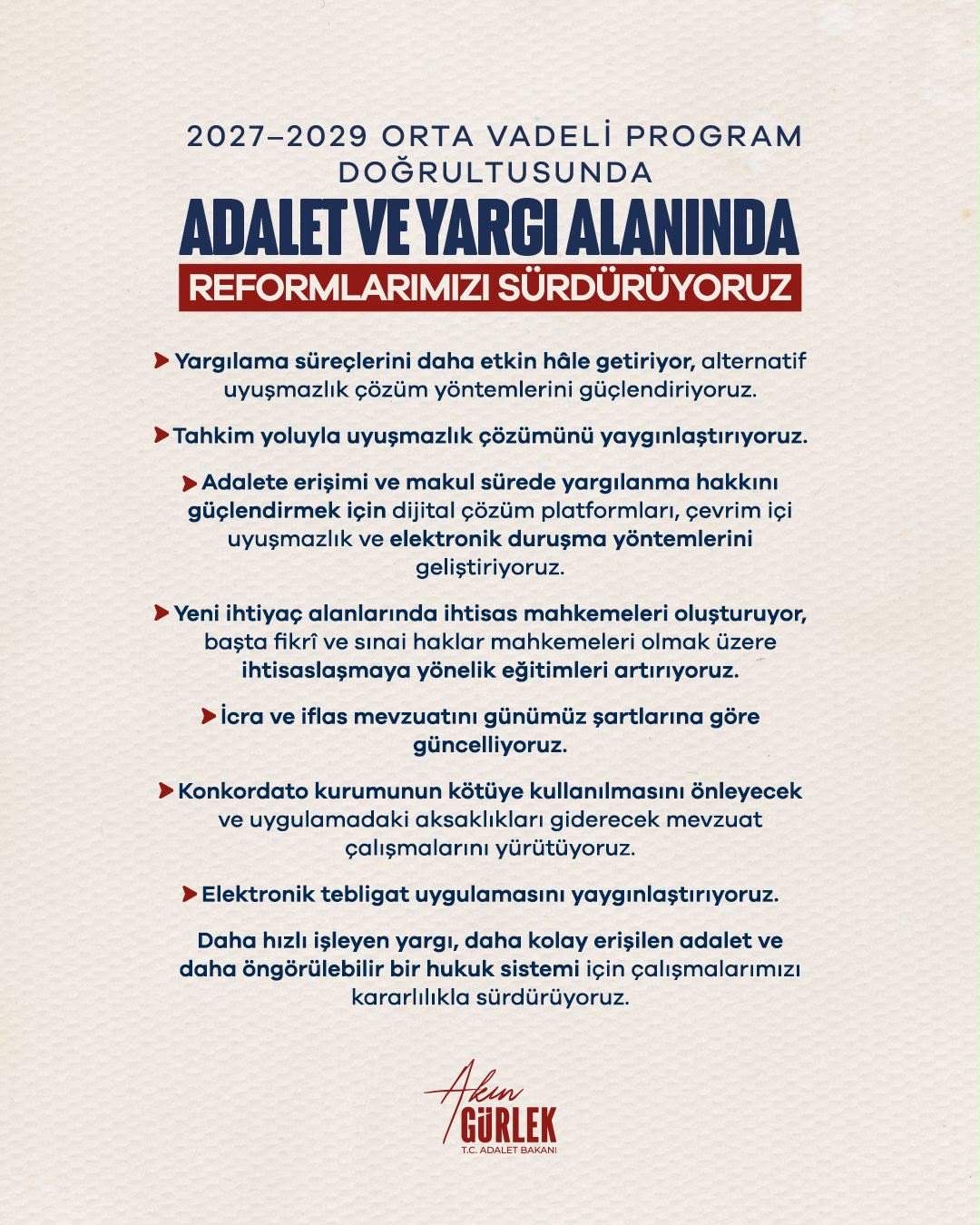 Adalette yeni dönem: E-duruşmadan ihtisas mahkemelerine 7 kritik reform hayata geçirilecek!