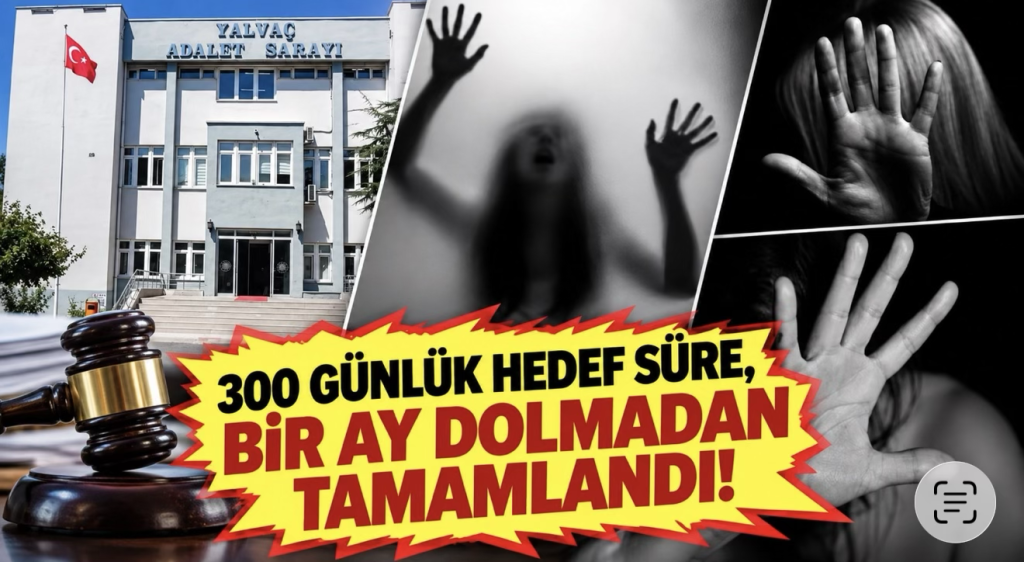 Yalvaç’taki yargılamaların hızı Türkiye’ye örnek oluyor!