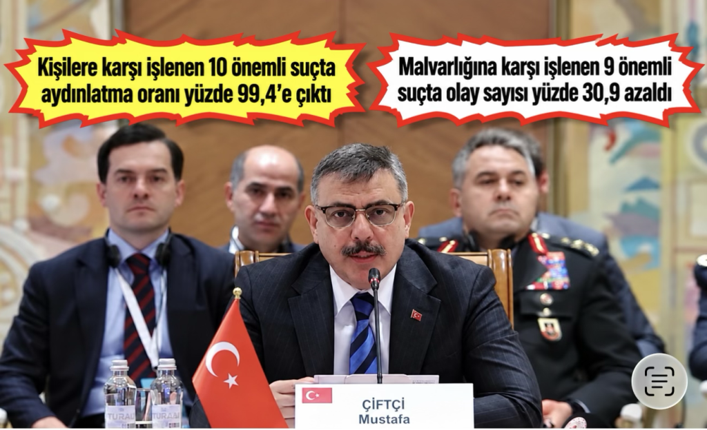 İçişleri’nde suçla mücadelede dikkat çeken tablo oranı açıklandı!