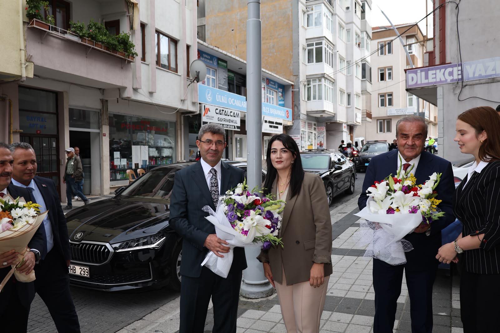 HSK Başkanvekili ve İkinci Daire Başkanı Fuzuli Aydoğdu ile HSK üyelerinden Çatalca Adliyesi’ne ziyaret