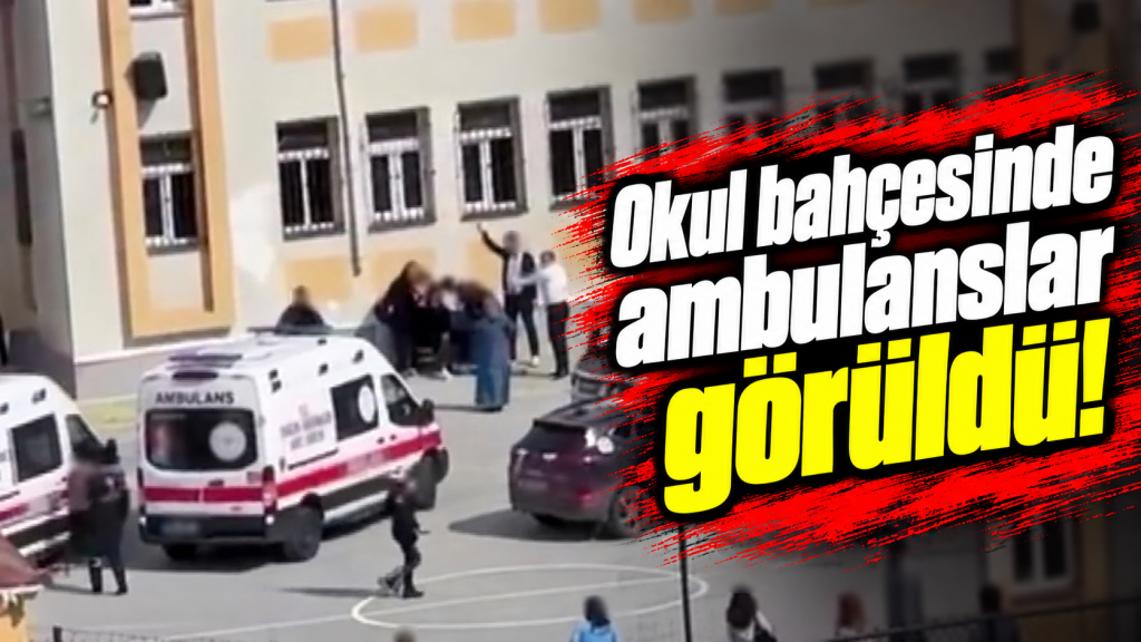 O LİSEDEN İLK FOTOĞRAF! Esenyurt’taki kavga iddiasının ardından okul bahçesindeki ambulanslar görüntülendi!