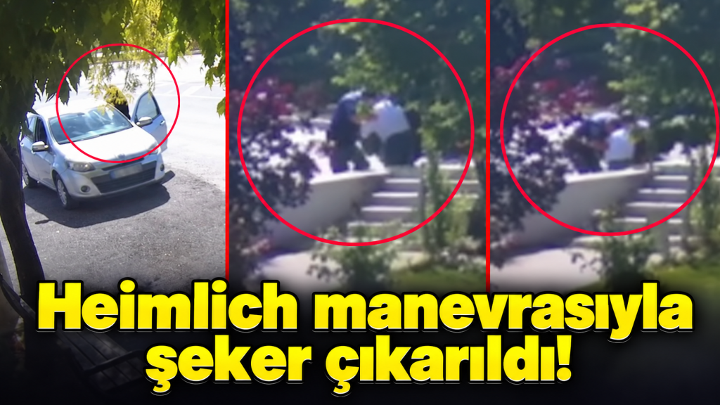 ZAMANINDA HAYATİ MÜDAHALE! Kırşehir’de boğazına şeker kaçan vatandaşı trafik polisleri kurtardı!