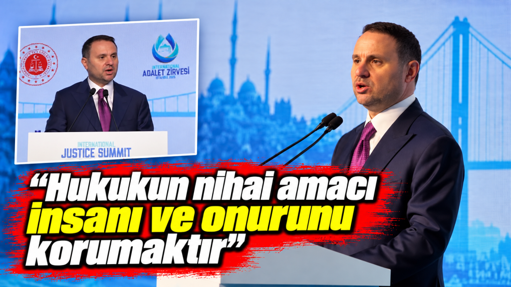 EVRENSEL ADALET VURGUSU!  Bakan Gürlek yapay zekâda insan haklarının korunması gerektiğini vurguladı!