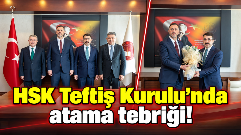 YENİ GÖREV!  HSK Teftiş Kurulu Başkan Yardımcılığı’na atanan İhsan Yılmaz’a Ali Erdem’den başarı dileği!