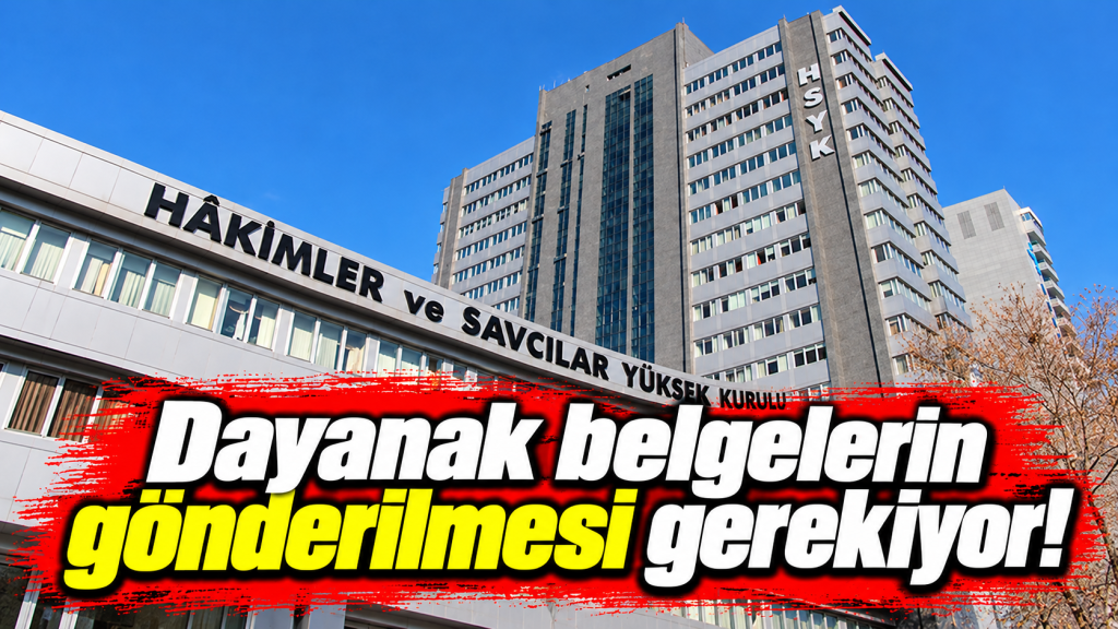 DİKKAT SÜRE DOLUYOR!  HSK kura kararnamesi için mazeret başvuruları bugün sona eriyor!