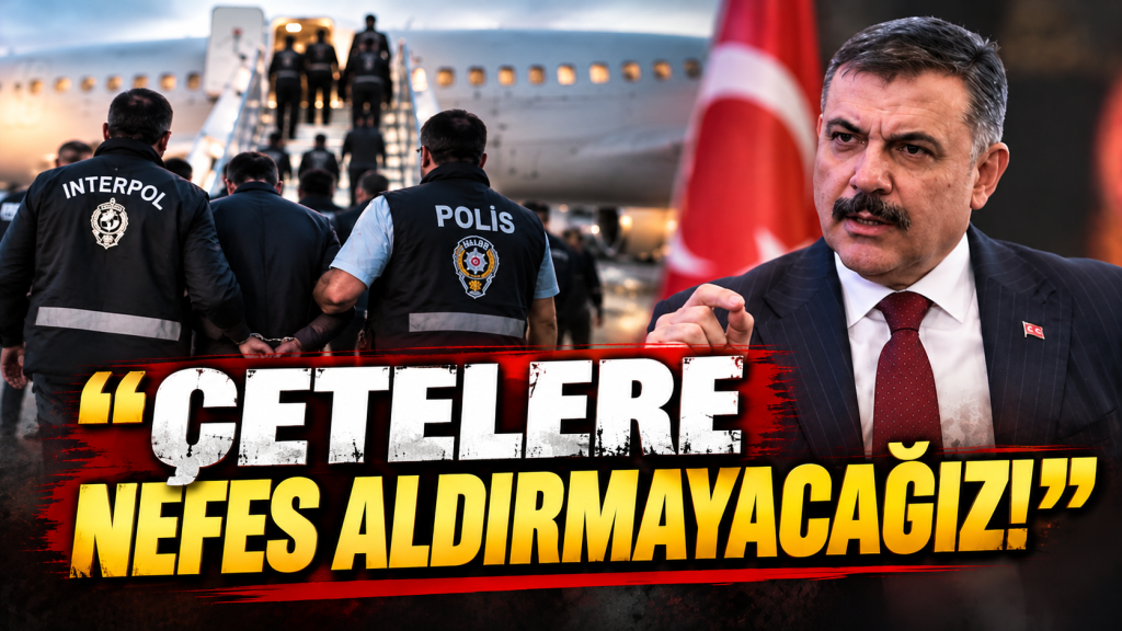 SUÇLULARA ULUSLARARASI TAKİP! İçişleri Bakanı Mustafa Çiftçi açıkladı: 8 ülkeden 63 aranan kişi Türkiye’ye getirildi!