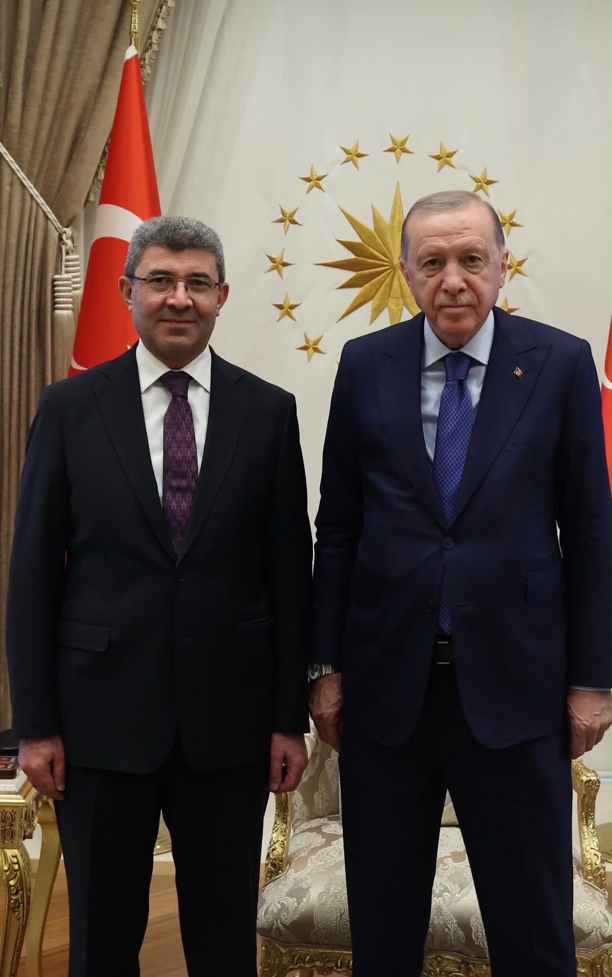 YARGI BEŞTEPE’DE! Cumhurbaşkanı Erdoğan HSK Başkanvekili Fuzuli Aydoğdu’yu kabul etti!